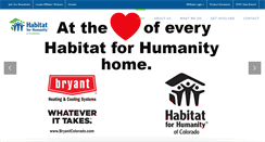 Desktop Screenshot of habitatcolorado.org